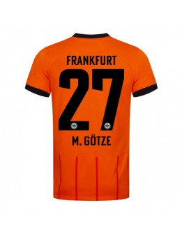 Muži Futbalové oblečenie Eintracht Frankfurt Mario Gotze #27 2024-25 Krátky Rukáv - Tretina